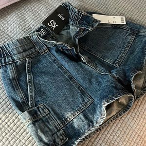 bdg skate jean shorts